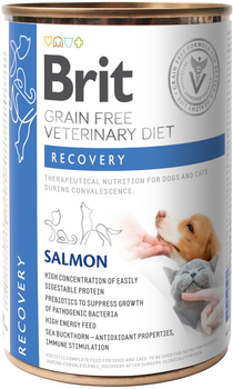 Влажный беззерновой корм для собак Brit Veterinary Diet Recovery