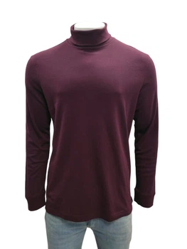 Чоловічий гольф - водолазка Croft & Barrow Big & Tall Classic-Fit Easy Care, бордовий, розмір 2XL