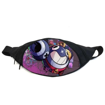 Поясная сумка Бананка Бравл Старс (GBBS04) Gear Bag черная