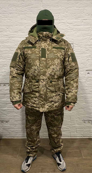 Бушлат зимовий та штани костюм військовий Пиксель (куртка військова зимова) 56 розмір ЗСУ (338130)