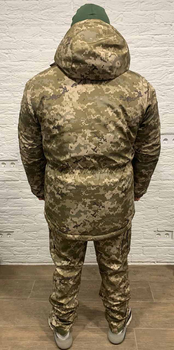 Бушлат зимовий та штани костюм військовий Піксель (куртка військова зимова) 56 розмір ЗСУ (338130)