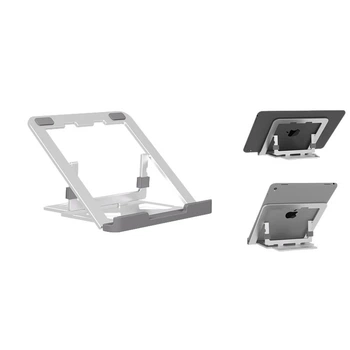 Подставка для планшета iPad Air Pro Mini 7,9 – 12,9 для ноутбука MacBook Air 12,5 DDC Silver (LT-04)