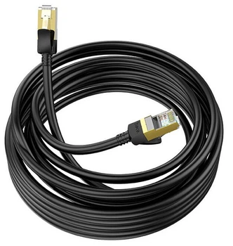 Сетевой кабель для интернета 5 метров HOCO US02 Level |RJ45/1Gbps=125MB/s| Черный