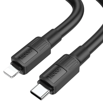 Кабель для телефона с быстрой зарядкой Type-C to&nbsp;Lightning Apple iPhone HOCO X84 Victory 100см |20W| Черный