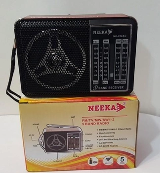 Радиоприемник Neeka NK 203AC Красный
