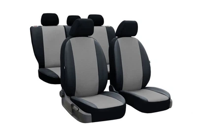 Авточехлы из эко кожи NISSAN MAXIMA 2000-2004 (A33) Pok-ter PERLINE с серой вставкой
