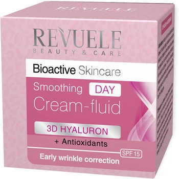 Дневной крем-флюид для лица Revuele Bioactive Skincare 3D Hyaluron Smoothing Day Cream-Fluid 50 мл (3800225903301)