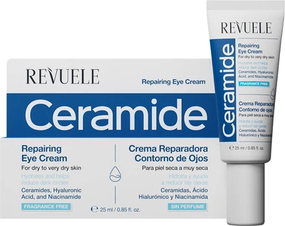 Відновлюючий крем для шкіри навколо очей Revuele Ceramide Repairing Eye Cream 25 мл (5060565105461)