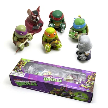 Набор фигурок Черепашки-Ниндзя Teenage Mutant Ninja Turtles 6шт 5 см