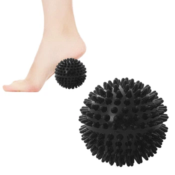 Мяч массажный с шипами Springos Spike Ball 7.5 см FA0049 черный