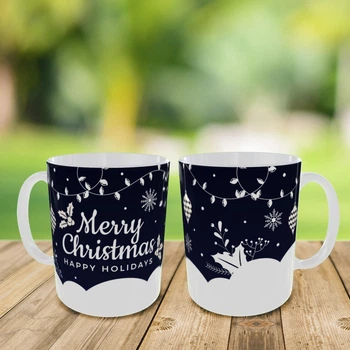 Чашка Grifon ,Печать на кружках "С новым годом" чашка на подарок на новый год ,merry christmas (0183)