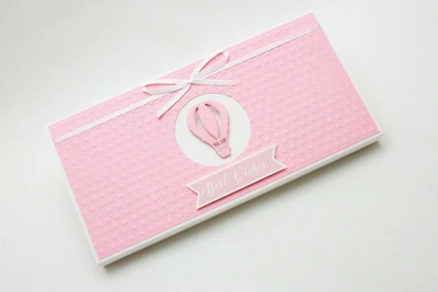 Gift box Dreamer рожевий Конверт вітальний для грошей