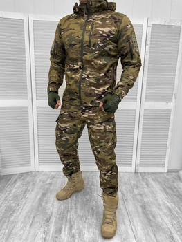 Тактическая зимняя теплая военная форма комплект Accord Tactical ( Куртка + Штаны ), Камуфляж: Мультикам, Размер: XXXL