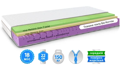 Матрас ортопедический 140х190 EMM Belsonno VERDE IV