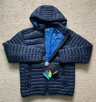 Мужская куртка CMP MAN JACKET SNAPS HOOD 32K3167-U950 48 (M) синий (11910012)