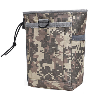Сумка тактическая на пояс AOKALI Outdoor B22 Camouflage ACU мешок с затяжками и карманами для воды