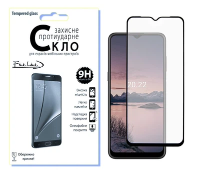 Захисне скло Fine Line Full Glue для Nokia G11 (Black)