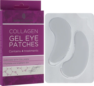 Патчи под глаза - Skin Academy Pretty Smooth Collagen Gel Eye Patches 4шт (636585-21799)