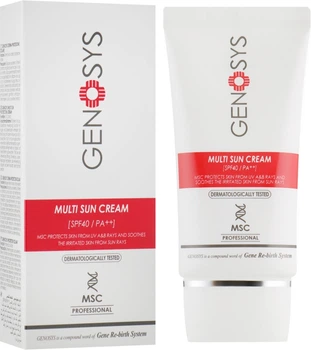 Солнцезащитный крем для лица - Genosys Multi Sun Cream SPF40 40ml (779574-978)