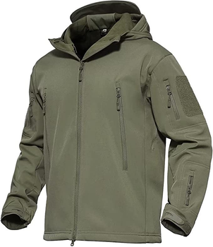 Куртка тактична Tactical Pro непромокальна чоловіча Soft Shell XL Олива (358331244)