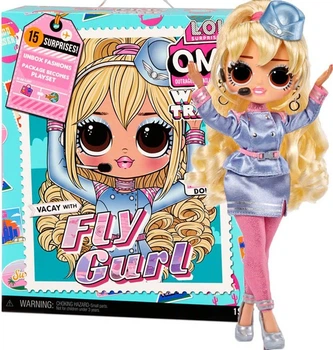 Лялька L. O. L. Surprise! OMG World Travel Fly Gurl - ЛОЛ ОМГ Мандрівниця Стюардеса (Флай Гел) 579168 - Ігровий набір