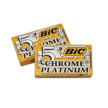 Бритвенные лезвия к бритве-станку BIC Chrome Platinum набор 2 уп.