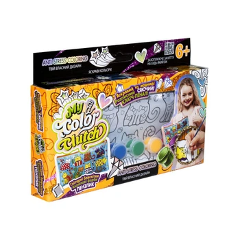 Пенал розмальовка "My color Clutch" Danko Toys CCL-01-01U (Котики)