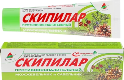 Крем-гель "Скіпілар" протизапальний з ялівцем та шабельником - Еліксир 75ml (420149-36988)