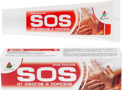 Крем-бальзам "SOS" від опіків та порізів - Еліксир 75ml (420127-31473)
