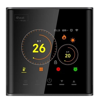 Цветной WiFi программатор для теплого пола 4HEAT AE-740B