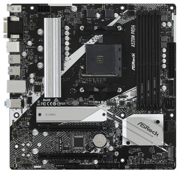 Материнская плата ASRock A520M Pro4 (sAM4, AMD A520, PCI-Ex16)