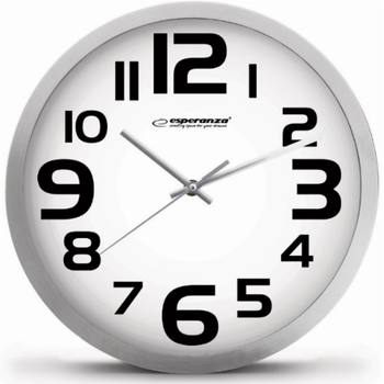 Настінний годинник Esperanza EHC013W Zurich white
