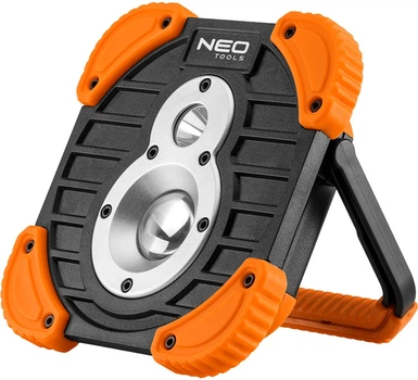 Reflektor NEO Tools 750+ 250 lumenów, 10 W + 3 W, 2600mAh, 3.7 Li-ion, LED CREE XPG+COB, 3 funkcje oświetlenia, IP44 (5907558452310)
