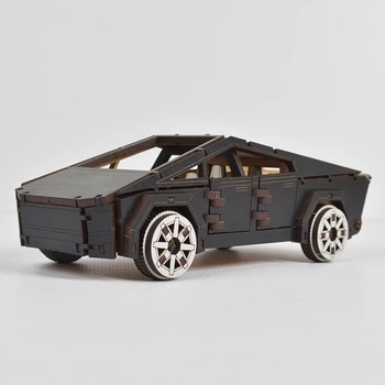 3Д конструктор 3DBRT Пикап Cyber Car 160 деталей Черный
