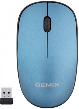 Мышь компьютерная беспроводная Gemix GM-195 Blue