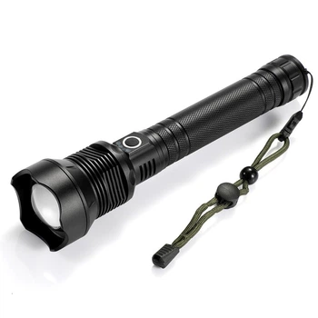 Фонарик ручной аккумуляторный тактический USB BL 601 P90 черный