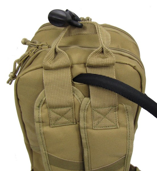 Рюкзак тактический военный Camo Military Gear Drome 9.5л песочный