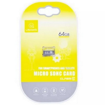 Карта памяти USAMS US-ZB095 Micro SDHC 64Гб Class 10