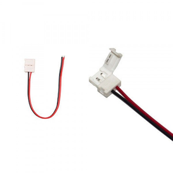 Конектор вивідний для 8 мм LED стрічки SMD 3528 Білий