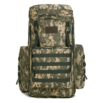 Рюкзак тактичний військовий Protector plus S408 70л штурмовий із системою Molle Pixel камуфляж