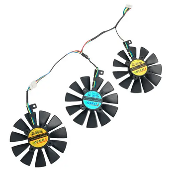 Вентиляторы 3шт 87мм 12В FDC10U12S9-C FDC10H12S9-C для ASUS GTX 980 Ti R9 390X