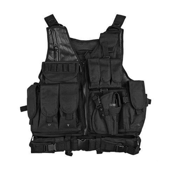 Жилет тактичний військовий розвантаження Tactical Vest A60 Black