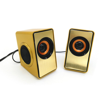 Колонки комп'ютерні USB FT-2048 6Вт gold