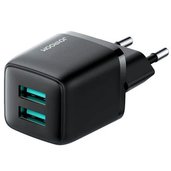 Зарядное устройство JOYROOM Mini dual port smart fast charge L-2A121 |2USB, 2.4A| black