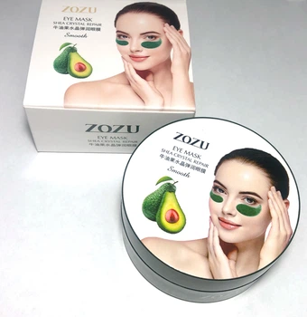Гидрогелевые патчи для глаз с маслом ши и экстрактом авокадо Zozu eye mask - 60 шт