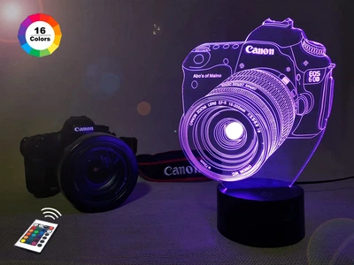 3d світильник "Фотоапарат" 3DTOYSLAMP