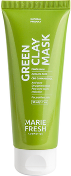 Маска с зеленой глиной Marie Fresh и экстрактом канабиса 50 мл (4820222772839)