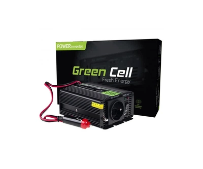 Преобразователь напряжения Green Cell 12В-220В 150/300W модифицированная синусоида INV06