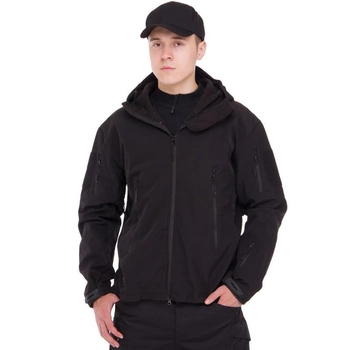 Куртка військова тактична флісова чоловіча тепла SP-Sport ZK-20 розмір XXXL чорний