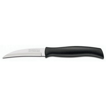 Нож Tramontina ATHUS 76 мм шкуросъемный черный